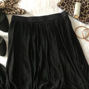 Black H&M maxi skirt